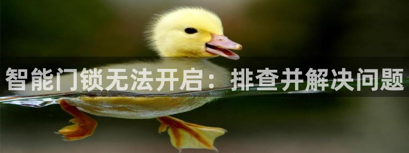 开丰娱乐平台地址：智能门锁无法开启：排查并解决问题