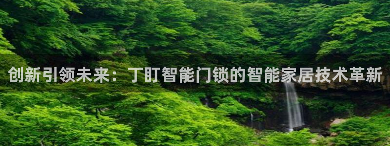 开丰娱乐与六七五一38：创新引领未来：丁盯智能门锁的智能家居