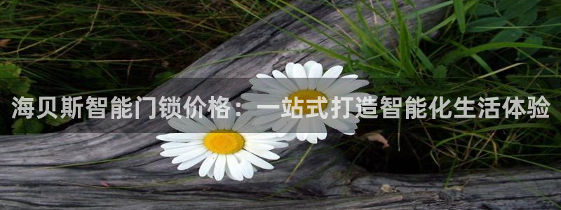 开丰娱乐登录：海贝斯智能门锁价格：一站式打造智能化生活体验