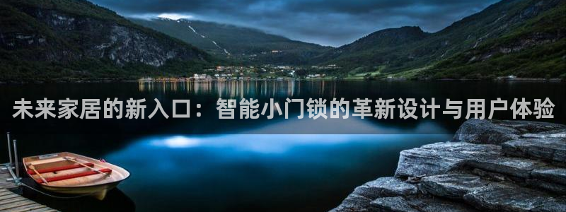 开丰娱乐主管：未来家居的新入口：智能小门锁的革新设计与用户体