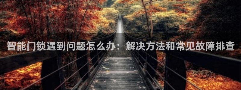 开丰娱乐登陆地址：智能门锁遇到问题怎么办：解决方法和常见故障