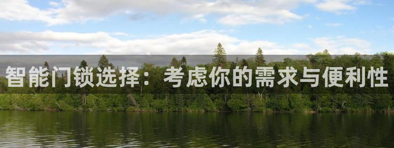 开丰娱乐注册登录不了：智能门锁选择：考虑你的需求与便利性