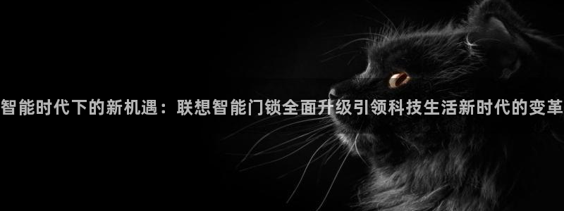 开丰娱乐乙833_43：智能时代下的新机遇：联想智能门锁全面