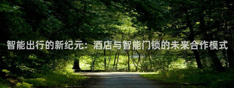 开丰娱乐除7O777：智能出行的新纪元：酒店与智能门锁的未来