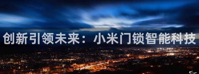 开丰娱乐月：创新引领未来：小米门锁智能科技