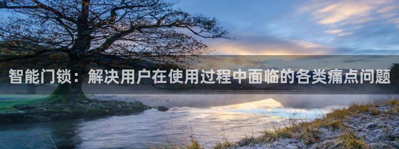 开丰娱乐网站官网入口：智能门锁：解决用户在使用过程中面临的各