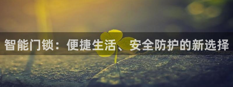 开丰娱乐官网登录平台：智能门锁：便捷生活、安全防护的新选择
